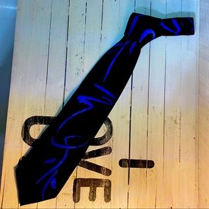 J Garcia Necktie.  Limited Edition blue and black